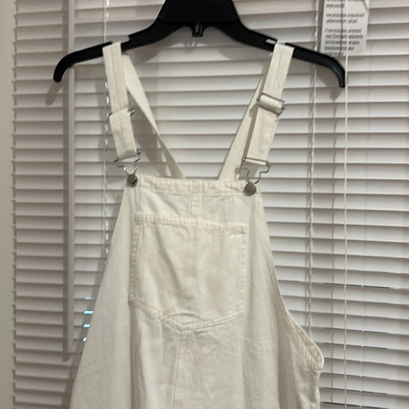 NWT! peach love california white overalls dress! - Picture 2 of 5